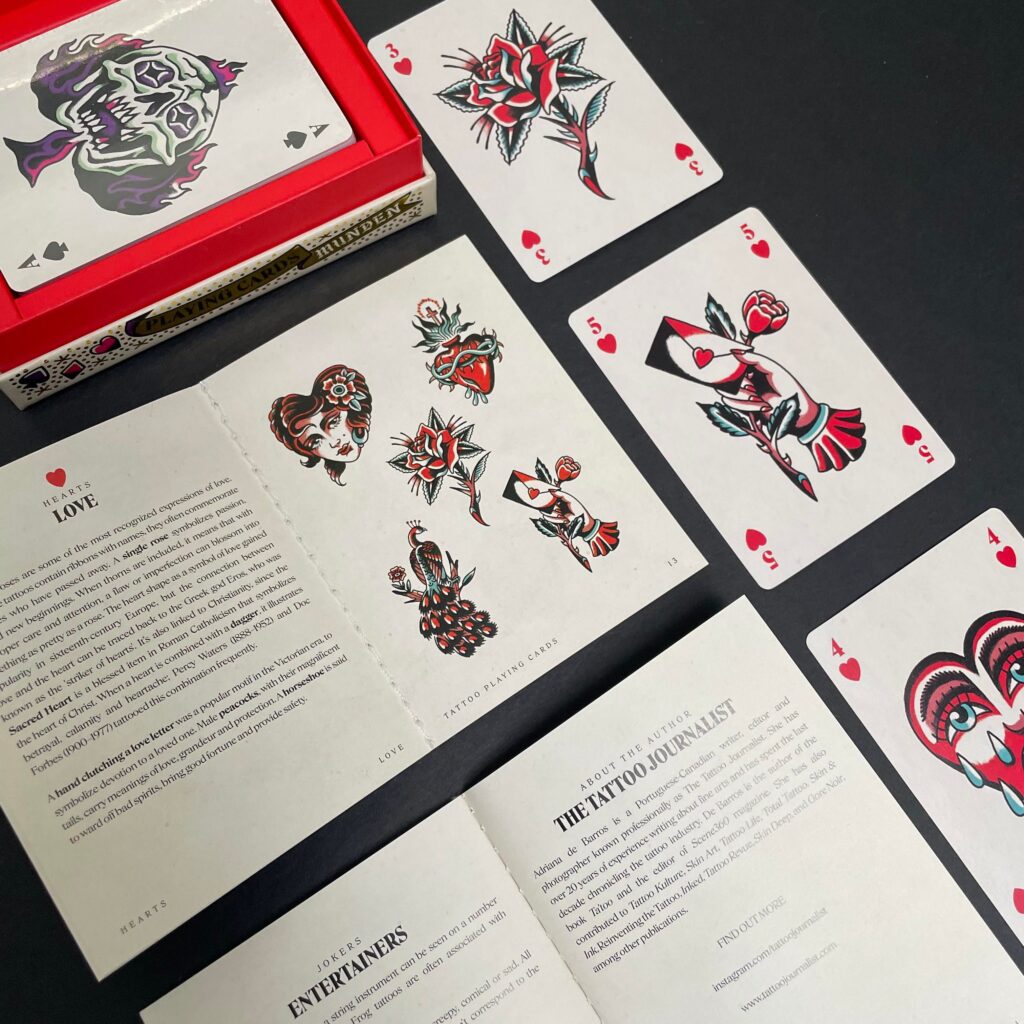tattoo playing cards