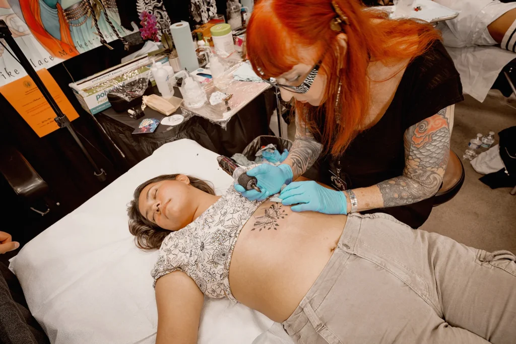 Tattoo Legend Madame Vyvyn Lazonga, Seattle,  photo © Adriana de Barros